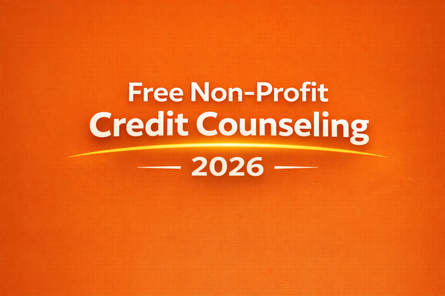 free non profit credit counseling 2026